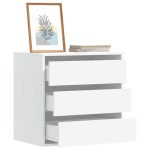 vidaXL Dulap colț cu sertare alb 60x41x58 cm lemn prelucrat vidaXL Dulap colț cu sertare alb 60x41x58 cm lemn prelucrat