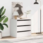 vidaXL Dulap colț cu sertare alb 60x41x58 cm lemn prelucrat vidaXL Dulap colț cu sertare alb 60x41x58 cm lemn prelucrat
