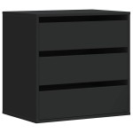 vidaXL Dulap colț cu sertare negru 60x41x58 cm lemn prelucrat vidaXL Dulap colț cu sertare negru 60x41x58 cm lemn prelucrat