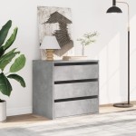 vidaXL Dulap colț cu sertare gri beton 60x41x58 cm lemn prelucrat vidaXL Dulap colț cu sertare gri beton 60x41x58 cm lemn prelucrat