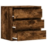 vidaXL Dulap colț cu sertare stejar fumuriu 60x41x58 cm lemn prelucrat vidaXL Dulap colț cu sertare stejar fumuriu 60x41x58 cm lemn prelucrat