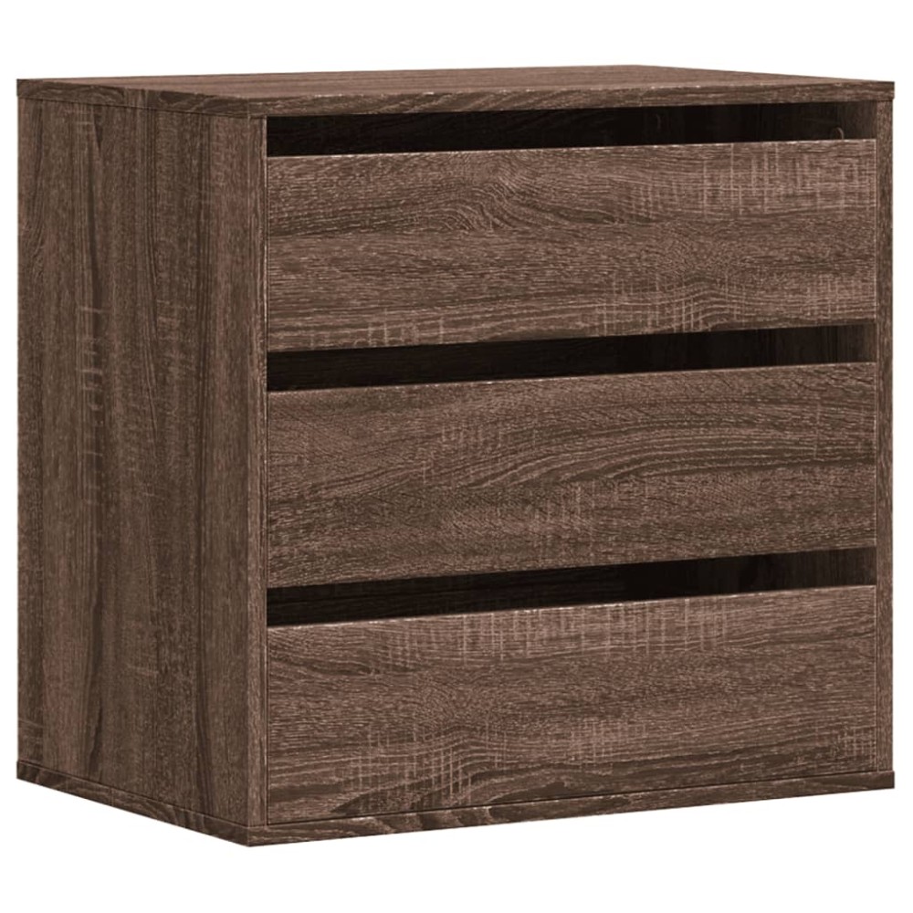 vidaXL Dulap colț cu sertare stejar maro 60x41x58 cm lemn prelucrat