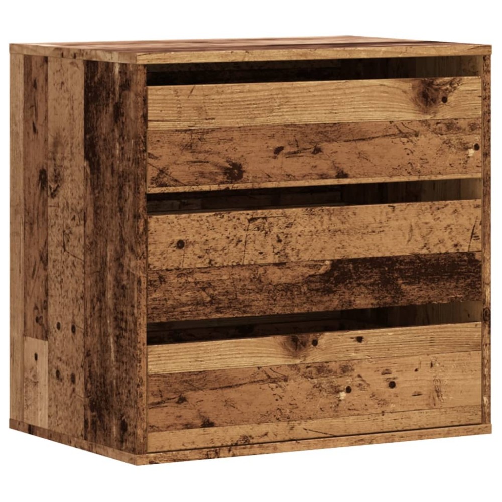 vidaXL Dulap colț cu sertare lemn vechi 60x41x58 cm lemn prelucrat