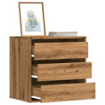 vidaXL Dulap colț sertare stejar artizanal 60x41x58 cm lemn prelucrat vidaXL Dulap colț sertare stejar artizanal 60x41x58 cm lemn prelucrat