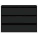 vidaXL Dulap colț cu sertare negru 80x41x58 cm lemn prelucrat vidaXL Dulap colț cu sertare negru 80x41x58 cm lemn prelucrat