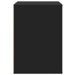 vidaXL Dulap colț cu sertare negru 80x41x58 cm lemn prelucrat vidaXL Dulap colț cu sertare negru 80x41x58 cm lemn prelucrat