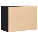 vidaXL Dulap colț cu sertare negru 80x41x58 cm lemn prelucrat vidaXL Dulap colț cu sertare negru 80x41x58 cm lemn prelucrat