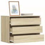 vidaXL Dulap colț cu sertare stejar sonoma 80x41x58 cm lemn prelucrat vidaXL Dulap colț cu sertare stejar sonoma 80x41x58 cm lemn prelucrat