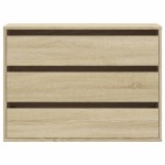 vidaXL Dulap colț cu sertare stejar sonoma 80x41x58 cm lemn prelucrat vidaXL Dulap colț cu sertare stejar sonoma 80x41x58 cm lemn prelucrat