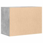 vidaXL Dulap colț cu sertare gri beton 80x41x58 cm lemn prelucrat vidaXL Dulap colț cu sertare gri beton 80x41x58 cm lemn prelucrat