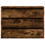 vidaXL Dulap colț cu sertare stejar fumuriu 80x41x58 cm lemn prelucrat vidaXL Dulap colț cu sertare stejar fumuriu 80x41x58 cm lemn prelucrat