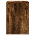 vidaXL Dulap colț cu sertare stejar fumuriu 80x41x58 cm lemn prelucrat vidaXL Dulap colț cu sertare stejar fumuriu 80x41x58 cm lemn prelucrat