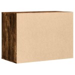 vidaXL Dulap colț cu sertare stejar fumuriu 80x41x58 cm lemn prelucrat vidaXL Dulap colț cu sertare stejar fumuriu 80x41x58 cm lemn prelucrat