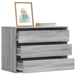 vidaXL Dulap colț cu sertare sonoma gri 80x41x58 cm lemn prelucrat vidaXL Dulap colț cu sertare sonoma gri 80x41x58 cm lemn prelucrat