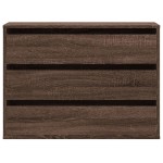 vidaXL Dulap colț cu sertare stejar maro 80x41x58 cm lemn prelucrat