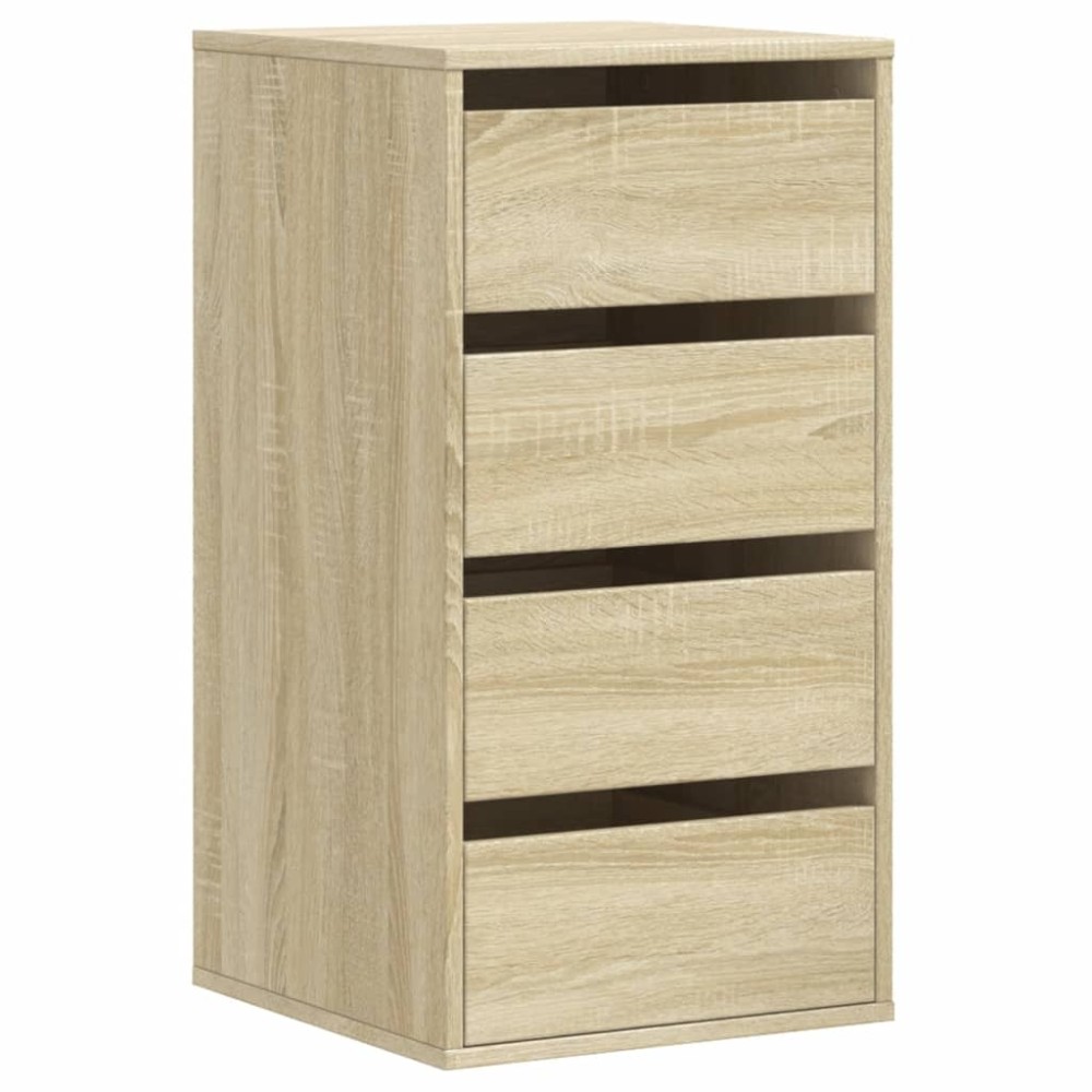 vidaXL Dulap colț cu sertare stejar sonoma 40x41x76 cm lemn prelucrat