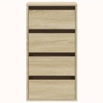 vidaXL Dulap colț cu sertare stejar sonoma 40x41x76 cm lemn prelucrat vidaXL Dulap colț cu sertare stejar sonoma 40x41x76 cm lemn prelucrat