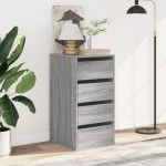 vidaXL Dulap colț cu sertare sonoma gri 40x41x76 cm lemn prelucrat vidaXL Dulap colț cu sertare sonoma gri 40x41x76 cm lemn prelucrat
