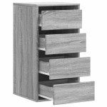 vidaXL Dulap colț cu sertare sonoma gri 40x41x76 cm lemn prelucrat vidaXL Dulap colț cu sertare sonoma gri 40x41x76 cm lemn prelucrat