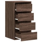 vidaXL Dulap colț cu sertare stejar maro 40x41x76 cm lemn prelucrat vidaXL Dulap colț cu sertare stejar maro 40x41x76 cm lemn prelucrat
