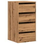 vidaXL Dulap colț sertare stejar artizanal 40x41x76 cm lemn prelucrat vidaXL Dulap colț sertare stejar artizanal 40x41x76 cm lemn prelucrat