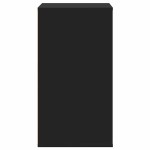 vidaXL Dulap colț cu sertare negru 60x41x76 cm lemn prelucrat