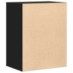 vidaXL Dulap colț cu sertare negru 60x41x76 cm lemn prelucrat
