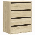 vidaXL Dulap colț cu sertare stejar sonoma 60x41x76 cm lemn prelucrat vidaXL Dulap colț cu sertare stejar sonoma 60x41x76 cm lemn prelucrat