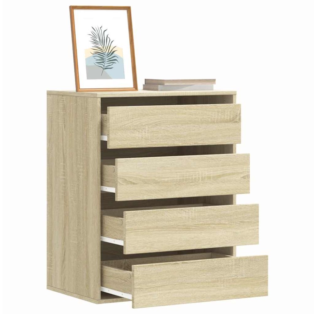vidaXL Dulap colț cu sertare stejar sonoma 60x41x76 cm lemn prelucrat