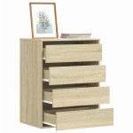 vidaXL Dulap colț cu sertare stejar sonoma 60x41x76 cm lemn prelucrat vidaXL Dulap colț cu sertare stejar sonoma 60x41x76 cm lemn prelucrat