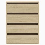 vidaXL Dulap colț cu sertare stejar sonoma 60x41x76 cm lemn prelucrat vidaXL Dulap colț cu sertare stejar sonoma 60x41x76 cm lemn prelucrat