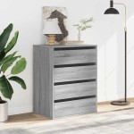vidaXL Dulap colț cu sertare sonoma gri 60x41x76 cm lemn prelucrat vidaXL Dulap colț cu sertare sonoma gri 60x41x76 cm lemn prelucrat