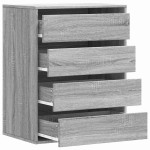 vidaXL Dulap colț cu sertare sonoma gri 60x41x76 cm lemn prelucrat vidaXL Dulap colț cu sertare sonoma gri 60x41x76 cm lemn prelucrat