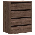 vidaXL Dulap colț cu sertare stejar maro 60x41x76 cm lemn prelucrat vidaXL Dulap colț cu sertare stejar maro 60x41x76 cm lemn prelucrat