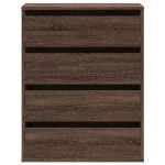 vidaXL Dulap colț cu sertare stejar maro 60x41x76 cm lemn prelucrat vidaXL Dulap colț cu sertare stejar maro 60x41x76 cm lemn prelucrat
