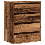 vidaXL Dulap colț cu sertare lemn vechi 60x41x76 cm lemn prelucrat vidaXL Dulap colț cu sertare lemn vechi 60x41x76 cm lemn prelucrat