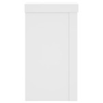 vidaXL Suporturi de plante, 2 buc., alb, 10x10x18 cm, lemn prelucrat vidaXL Suporturi de plante, 2 buc., alb, 10x10x18 cm, lemn prelucrat