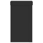 vidaXL Suporturi de plante, 2 buc., negru, 10x10x18 cm, lemn prelucrat vidaXL Suporturi de plante, 2 buc., negru, 10x10x18 cm, lemn prelucrat