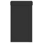 vidaXL Suporturi de plante, 2 buc., negru, 10x10x18 cm, lemn prelucrat vidaXL Suporturi de plante, 2 buc., negru, 10x10x18 cm, lemn prelucrat