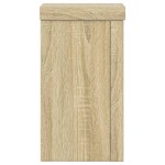 vidaXL Suporturi de plante 2 buc. sonoma 10x10x18 cm lemn prelucrat