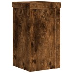 vidaXL Suporturi de plante 2 buc. stejar fumuriu 10x10x18 cm lemn vidaXL Suporturi de plante 2 buc. stejar fumuriu 10x10x18 cm lemn