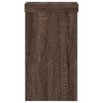 vidaXL Suporturi de plante 2 buc. stejar maro 10x10x18cm lemn compozit vidaXL Suporturi de plante 2 buc. stejar maro 10x10x18cm lemn compozit
