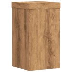 vidaXL Suporturi de plante, 2 buc., stejar artizanal, 10x10x18cm, lemn vidaXL Suporturi de plante, 2 buc., stejar artizanal, 10x10x18cm, lemn
