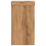 vidaXL Suporturi de plante, 2 buc., stejar artizanal, 10x10x18cm, lemn vidaXL Suporturi de plante, 2 buc., stejar artizanal, 10x10x18cm, lemn