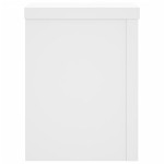 vidaXL Suporturi de plante, 2 buc., alb, 15x15x20 cm, lemn prelucrat vidaXL Suporturi de plante, 2 buc., alb, 15x15x20 cm, lemn prelucrat