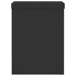 vidaXL Suporturi de plante, 2 buc., negru, 15x15x20 cm, lemn prelucrat vidaXL Suporturi de plante, 2 buc., negru, 15x15x20 cm, lemn prelucrat