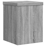 vidaXL Suporturi de plante 2 buc. gri sonoma 15x15x20cm lemn prelucrat vidaXL Suporturi de plante 2 buc. gri sonoma 15x15x20cm lemn prelucrat