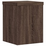 vidaXL Suporturi de plante 2 buc. stejar maro 15x15x20cm lemn compozit vidaXL Suporturi de plante 2 buc. stejar maro 15x15x20cm lemn compozit