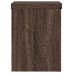vidaXL Suporturi de plante 2 buc. stejar maro 15x15x20cm lemn compozit vidaXL Suporturi de plante 2 buc. stejar maro 15x15x20cm lemn compozit