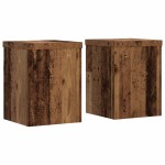vidaXL Suporturi de plante 2 buc. lemn vechi 15x15x20cm lemn prelucrat
